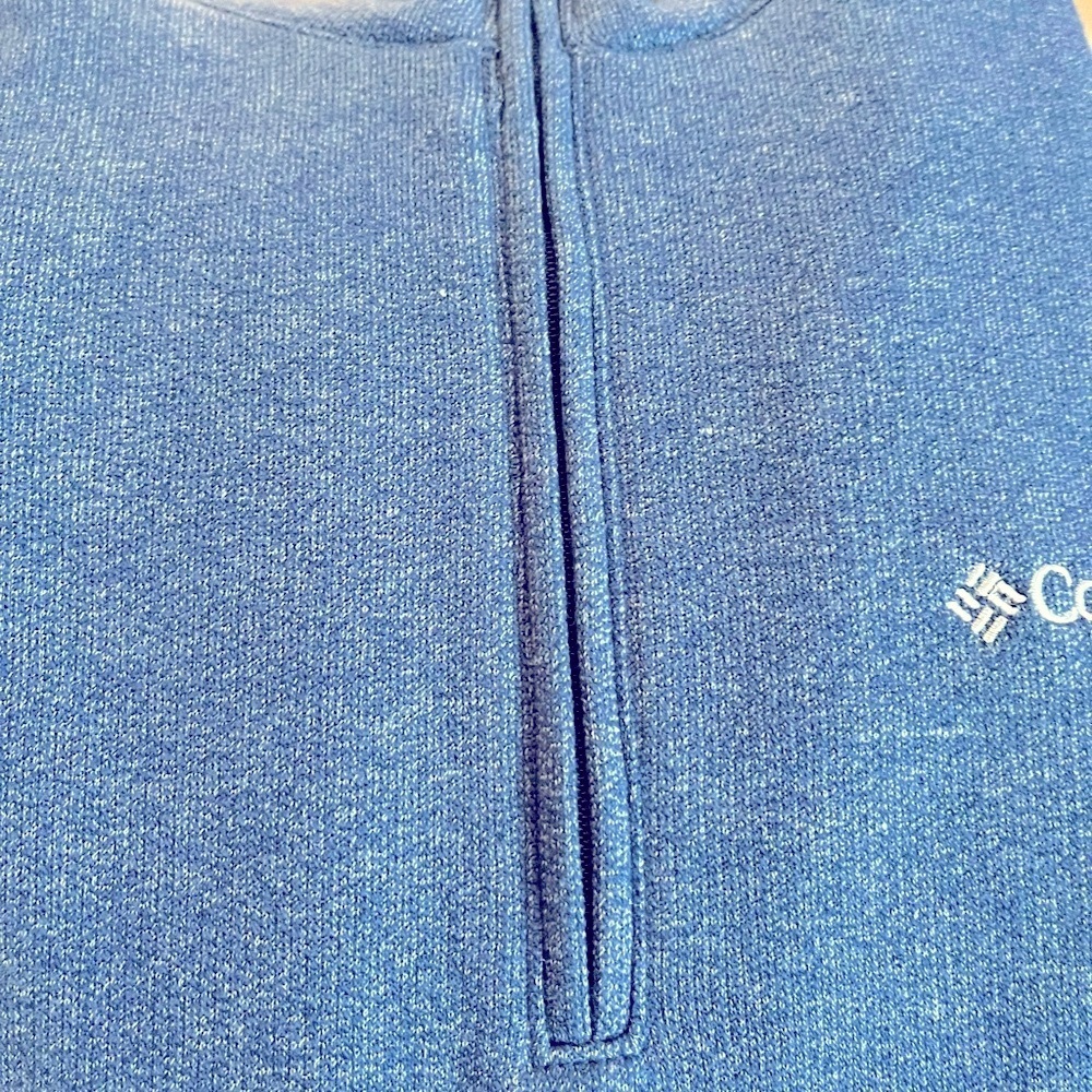 Men’s Columbia Great Heart Mountain III half zip, small
